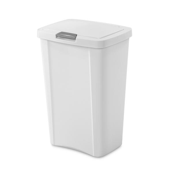 Sterilite Touch-Top Wastebasket