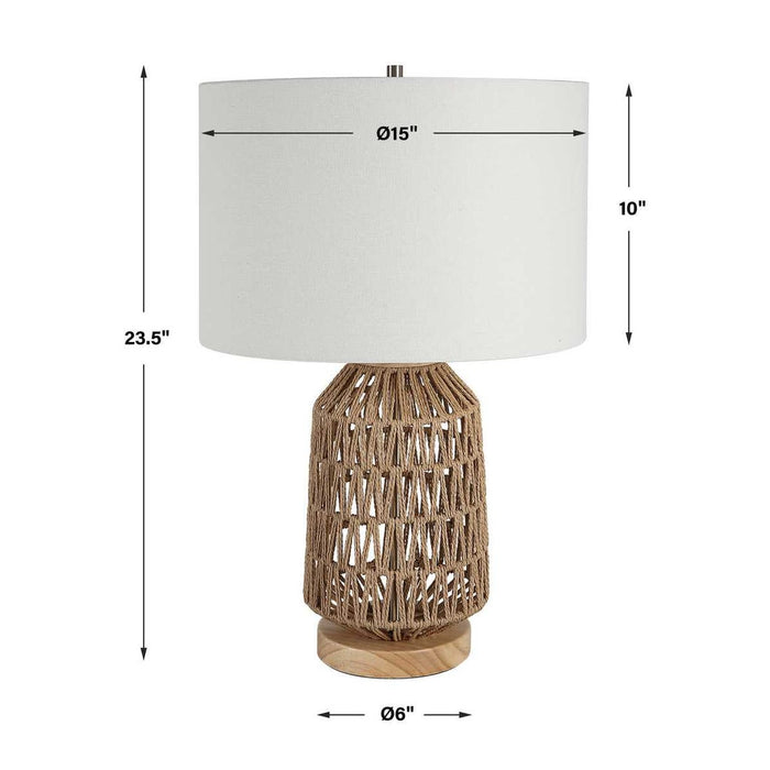 Rattan Lamp- Natural