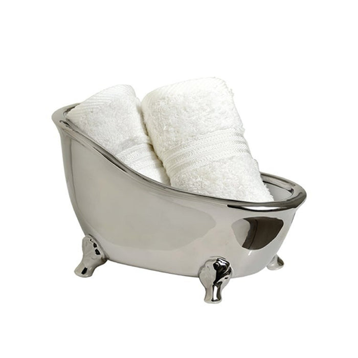 Shimmer Bath Tub - Silver