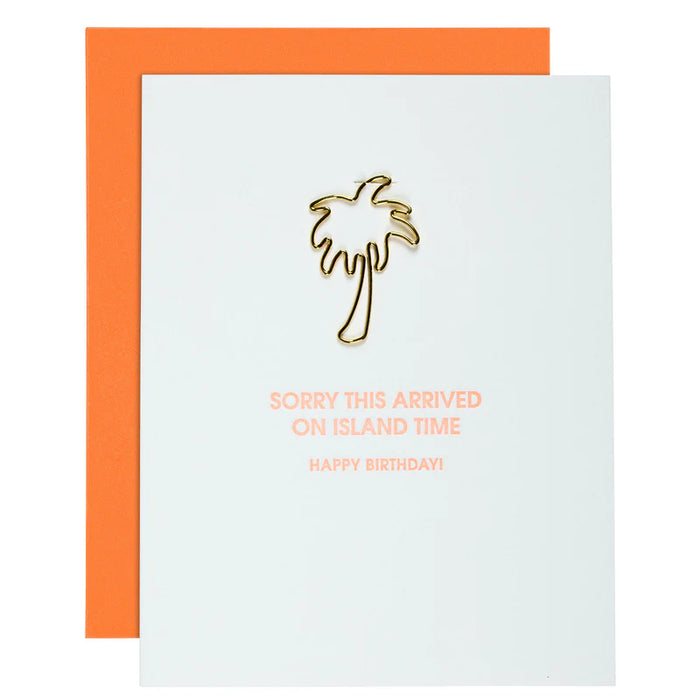Island Time Birthday Card