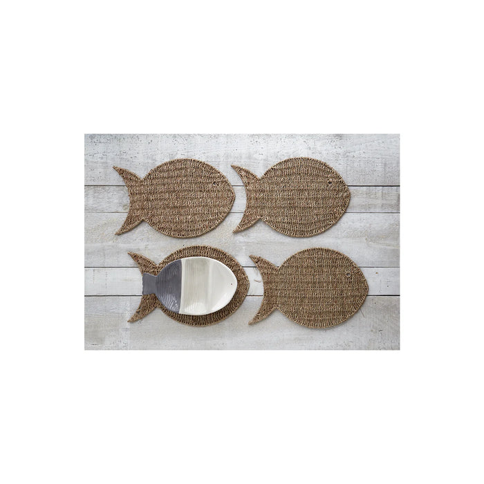 Fish Seagrass Placemat - Natural