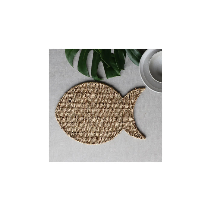 Fish Seagrass Placemat - Natural