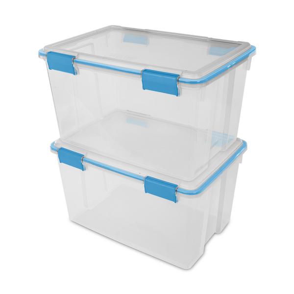 Sterilite Clear Gasket Box