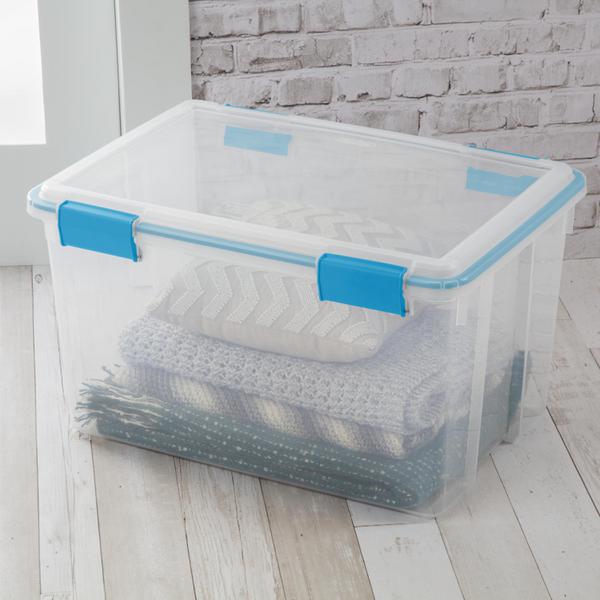 Sterilite Clear Gasket Box