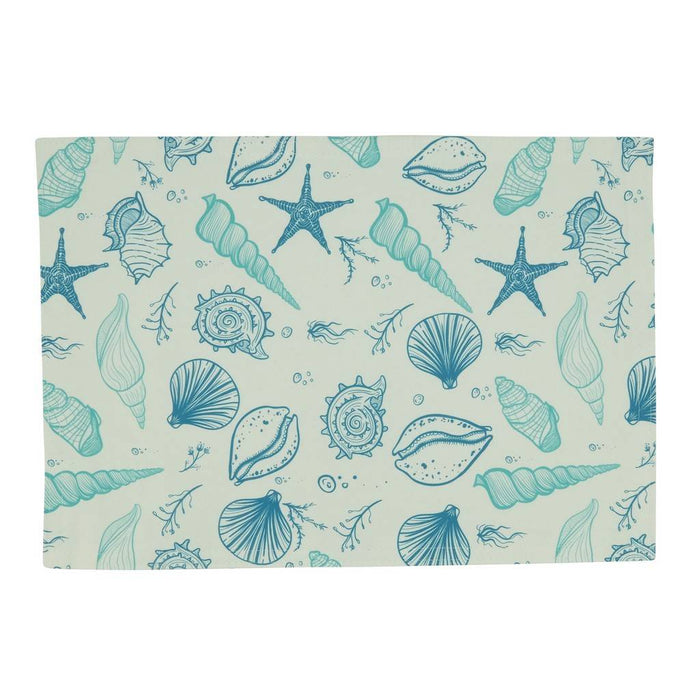 Sea Shells Placemat - Blue
