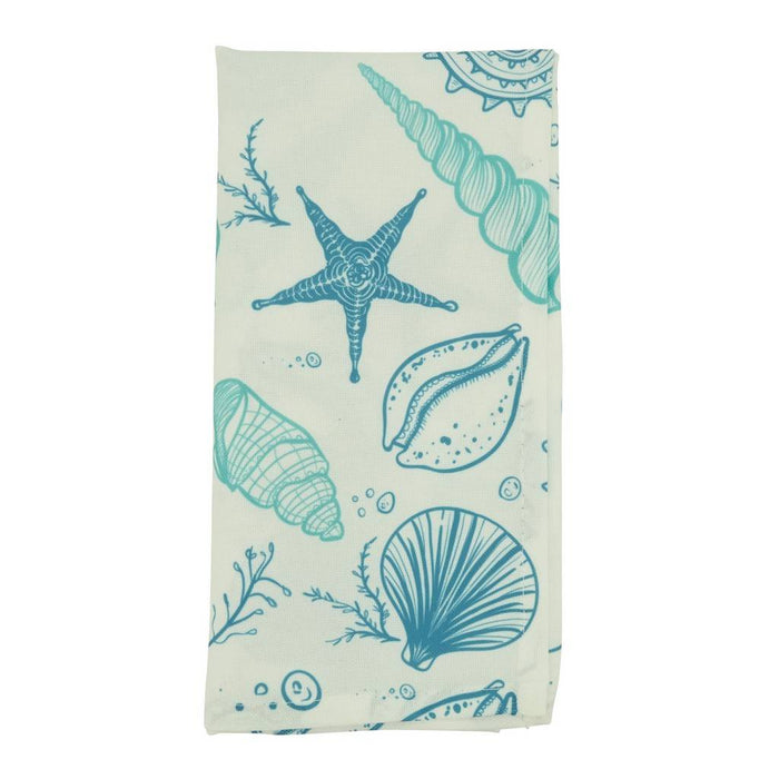 Sea Shells Napkin - Blue