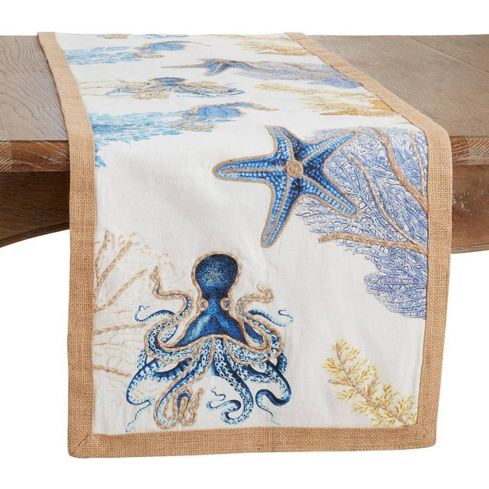 Sea Life Runner - Navy Blue