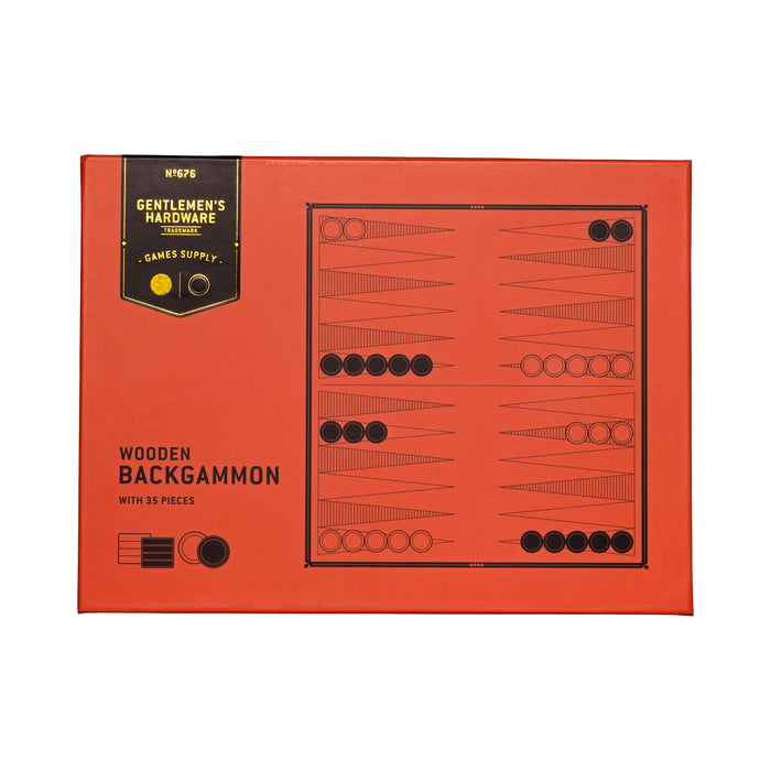 Wooden Backgammon - Acacia Wood