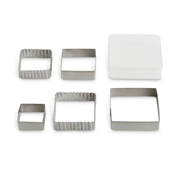 Baking Square Cutters - Set Of 5