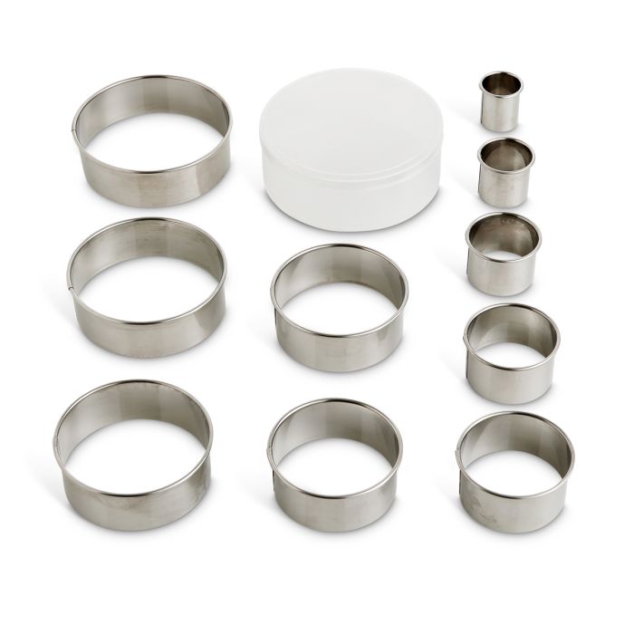 Baking Round Cutters - Set Of 10