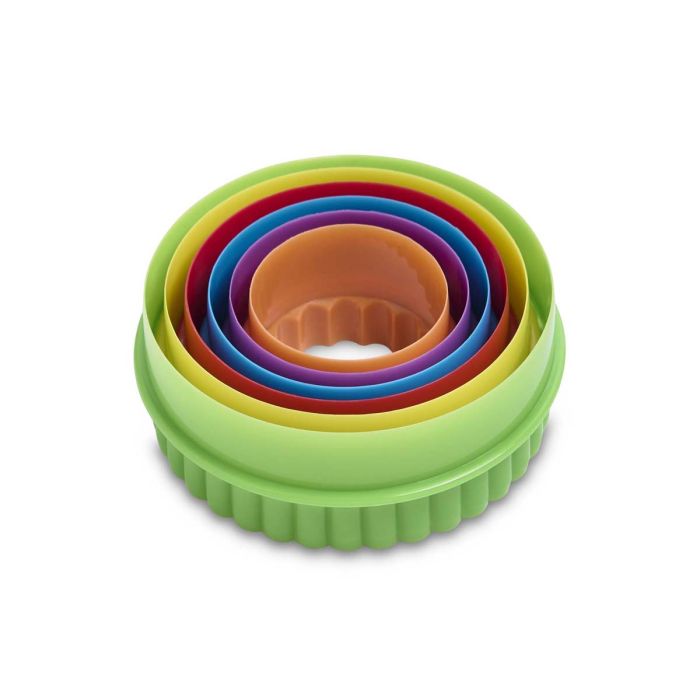 Double Sided Round Cutters - Set Of 6