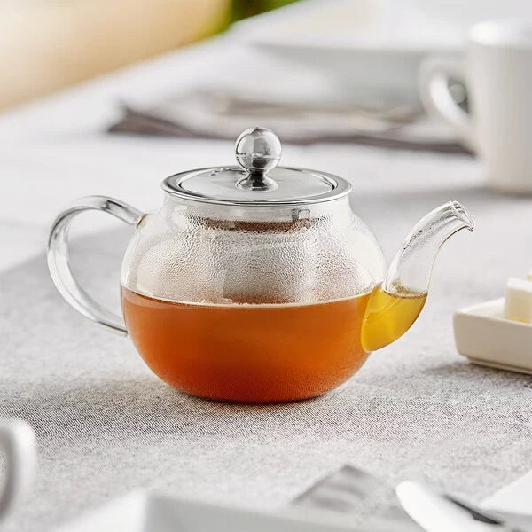 Acopa Lotus Glass Teapot w/Infuser