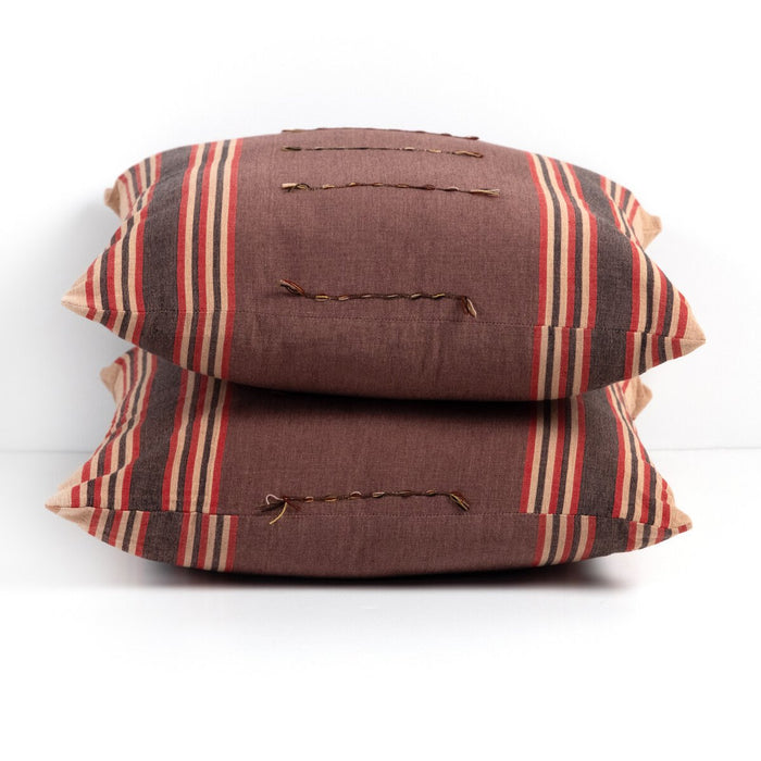 Archna Rusted Stripe Pillow
