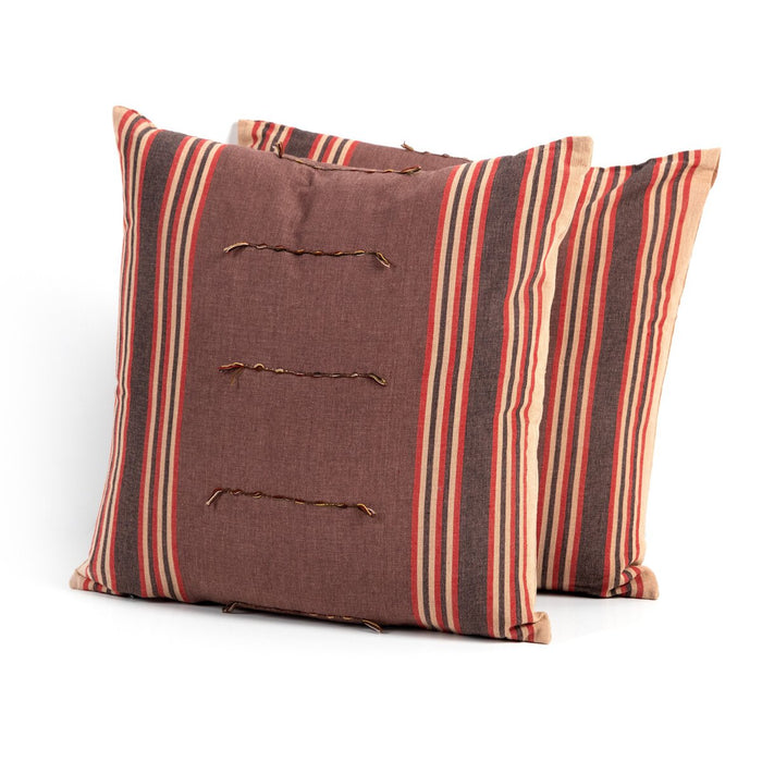 Archna Rusted Stripe Pillow