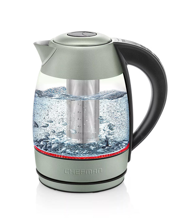 1.7-Liter Glass Precision Control Electric Kettle