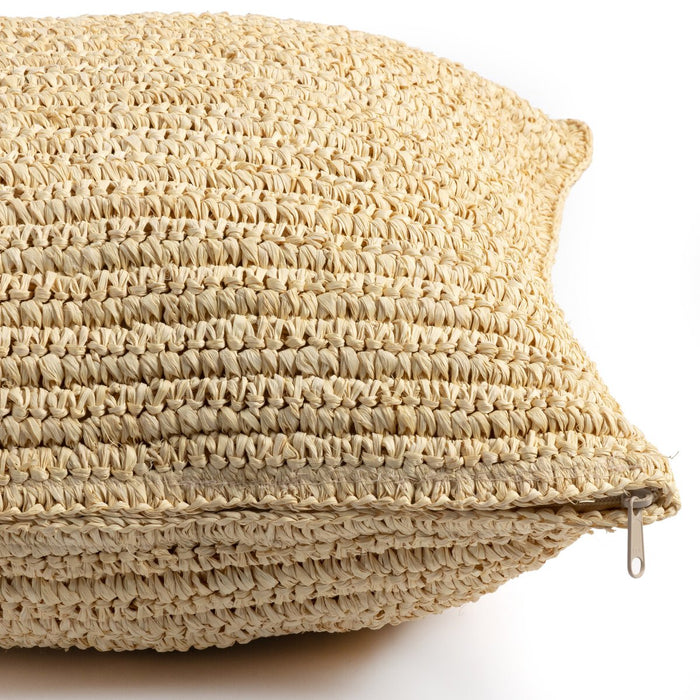 Woven Palm Natural Pillow