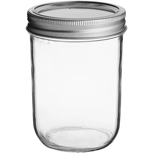 Glass Wide Mason Jar
