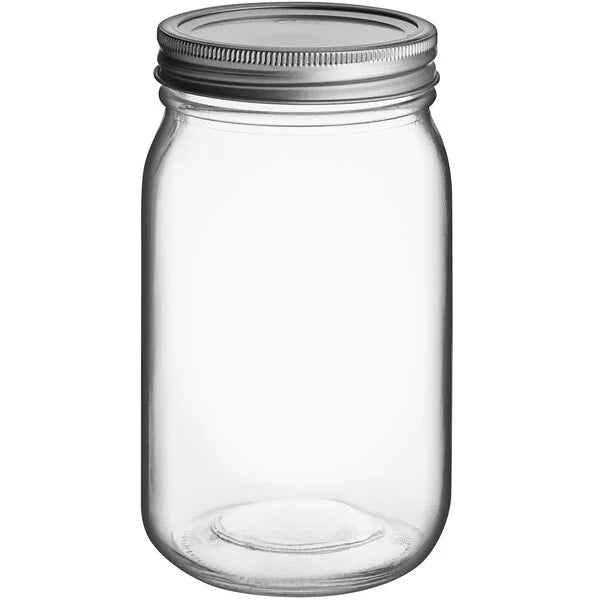 Glass Wide Mason Jar