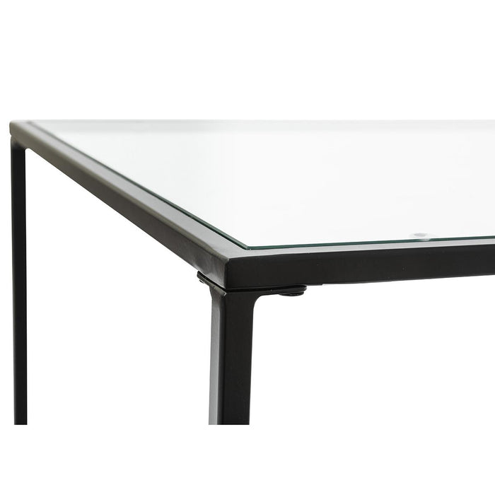 Arvi Side Table - Clear & Black