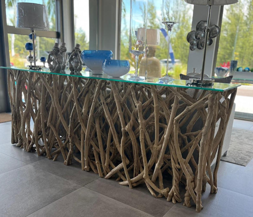 Liliana Console Table With Glass