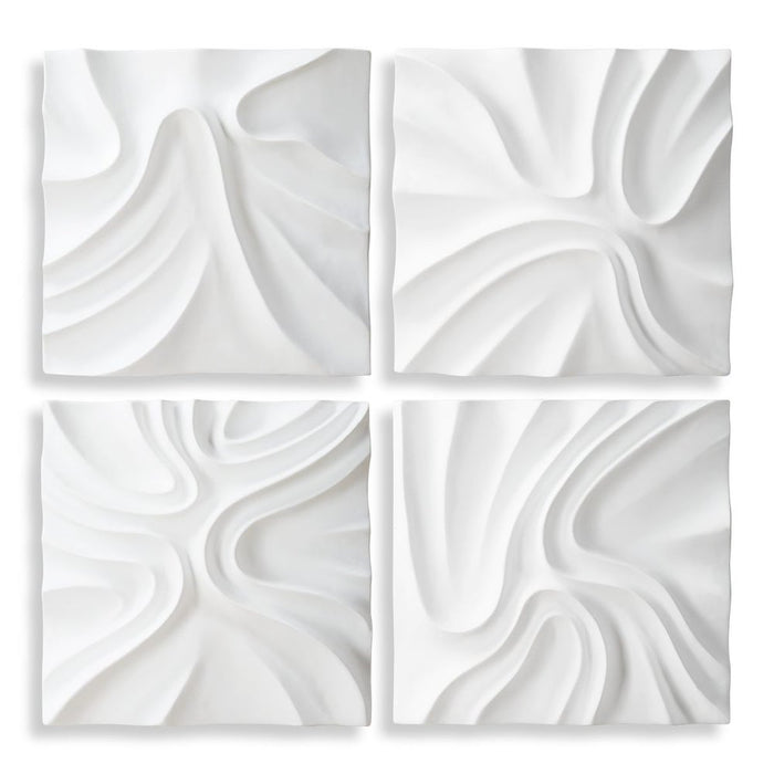Snowdrift Wall Decor s/4