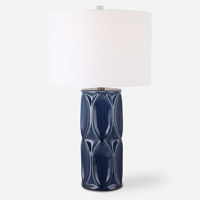 Sinclair Blue Table Lamp