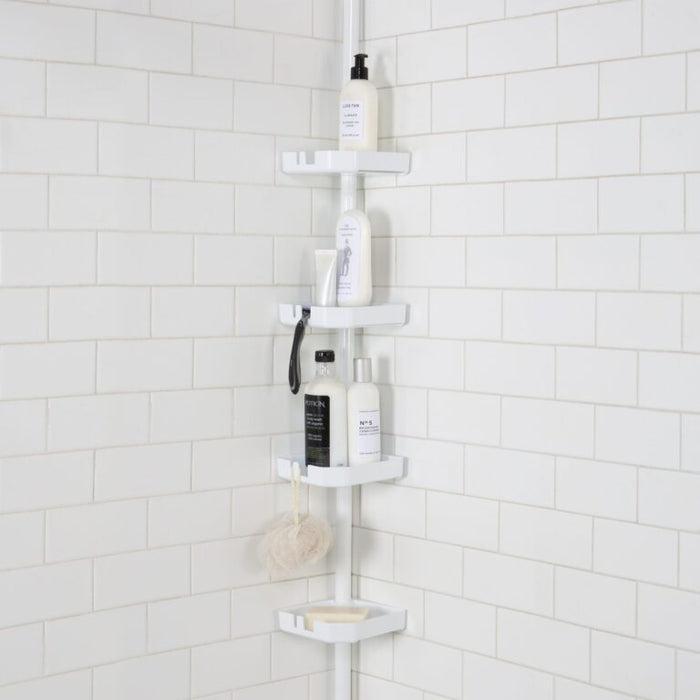 4 Tier Tension Corner Shower Caddy