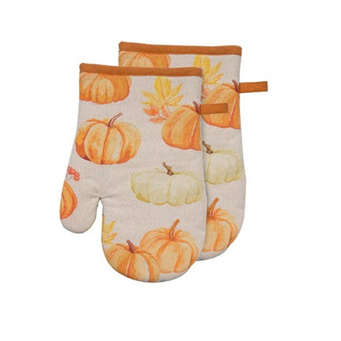 Pumpkin Patch Oven Mitts Set