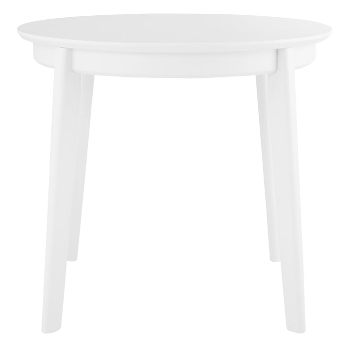 Atle Round Dining Table - White