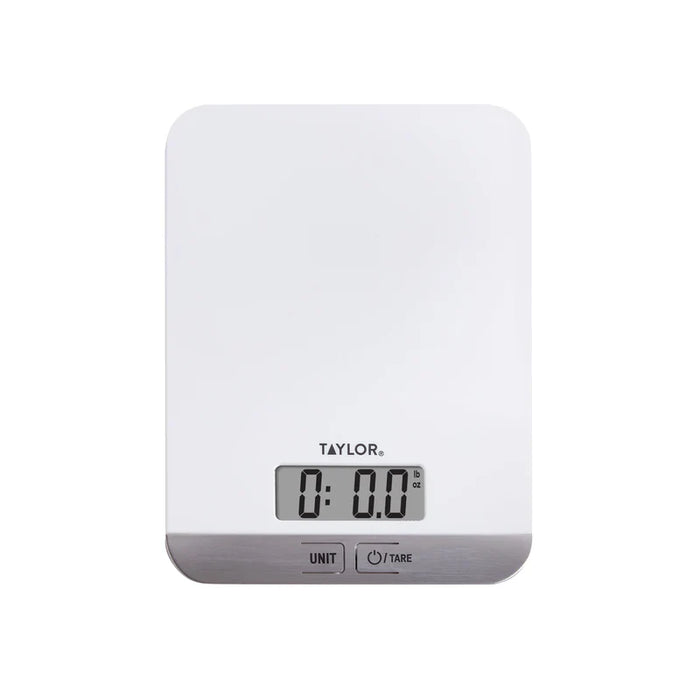 Slim Digital Kitchen Scale - White