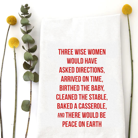 3 Wise Women Tea Towel