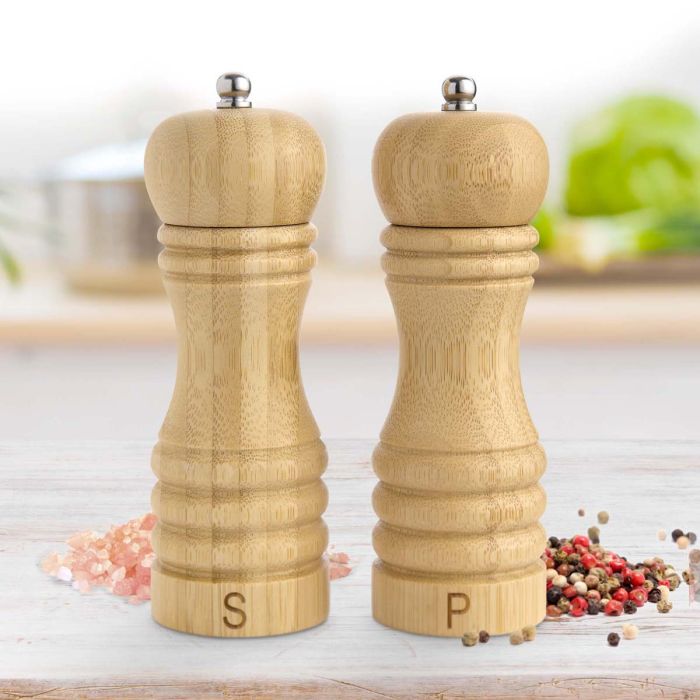 6" Bamboo Salt & Pepper Mill