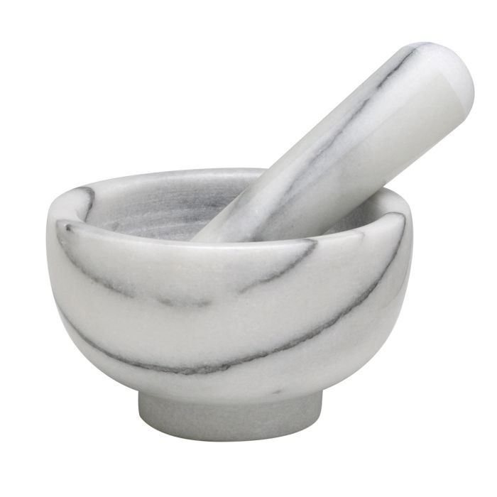 Boxed Marble Mortar & Pestle