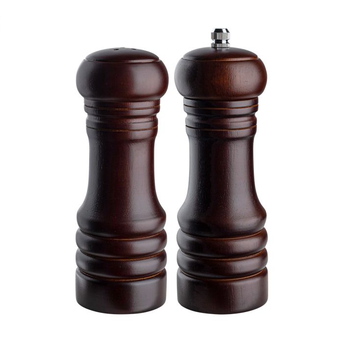 HIC Kitchen Salt Shaker & Peppermill Espresso Set