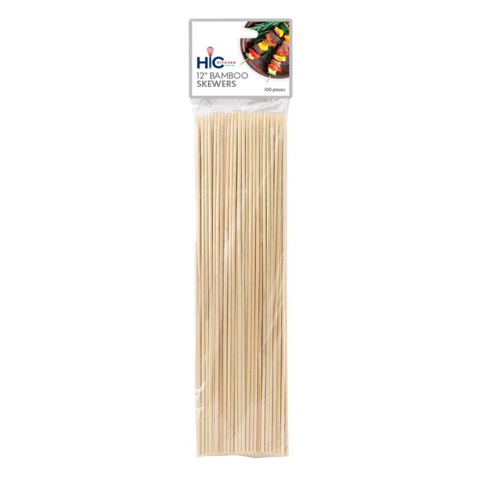 Bamboo Skewers - 100 Pack