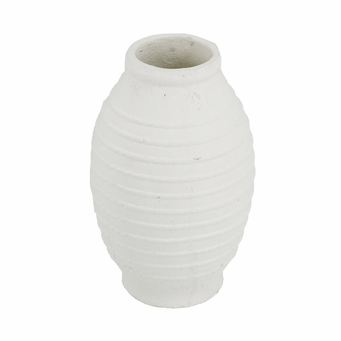 Round Terracotta Vase