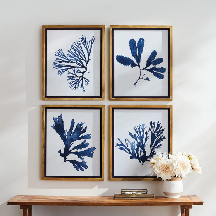 Indigo Seaweed Print - Assorted