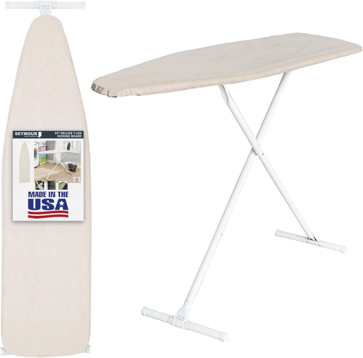 Beige T-Leg Ironing Board
