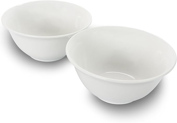 2pc. All purpose white bowl