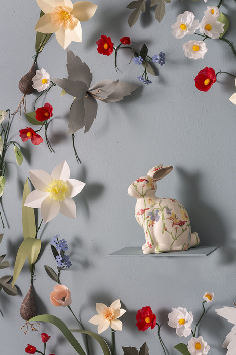 Flower Fields Bunny Figurine