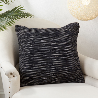 Chindi Down Filled Pillow - Black