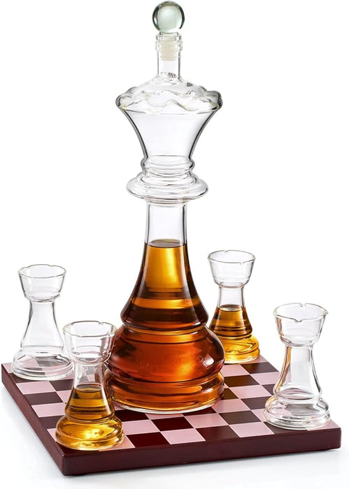 Chess Gift Decanter Set
