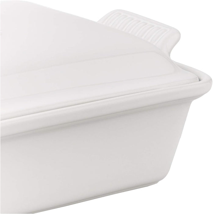 Le Creuset Heritage Casserole Dish - Pearlized White