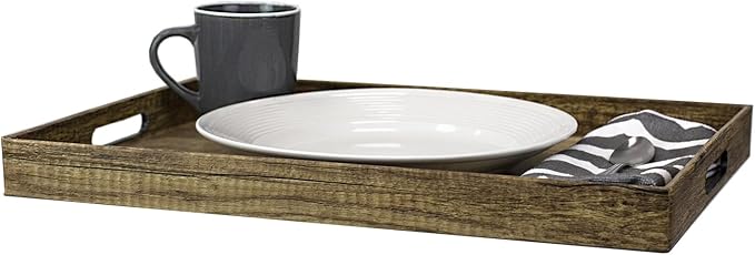 Wooden Look Serving Tray