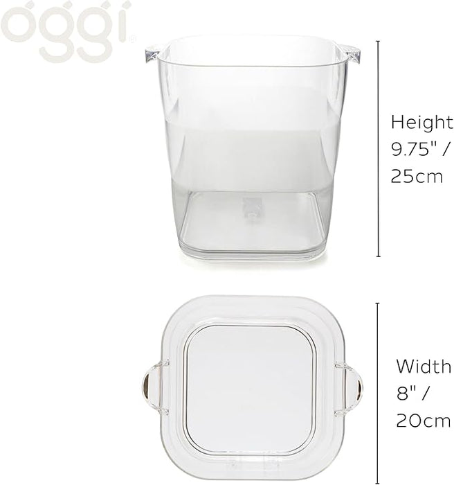 Clear Square Ice Bucket