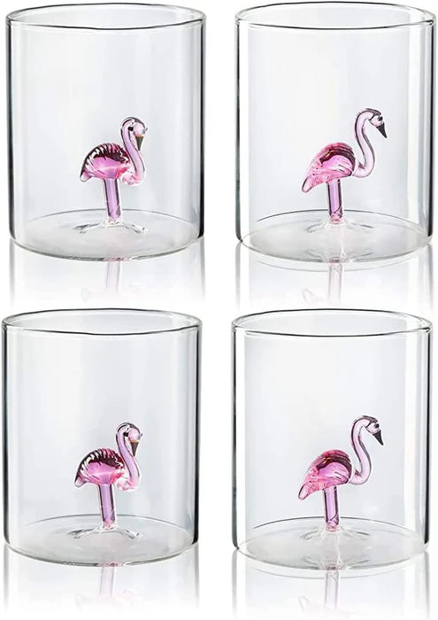 Flamingo Pitcher & Glasses Set