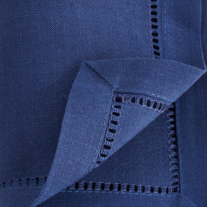 Dinner Napkin With Border - Navy