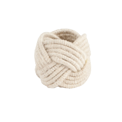 Braided Jute Napkin Ring  set of 4