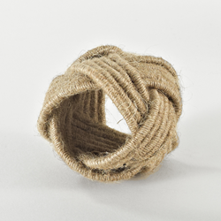 Braided Jute Napkin Ring set of 4