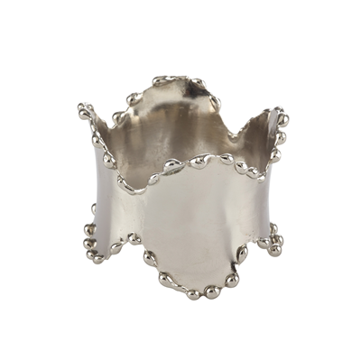 Classic Design Napkin Ring - Silver set of 4